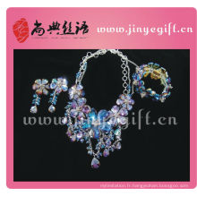 Collection d&#39;accessoires de mode fabriqués à la main en cristal perlé de Shangdian pour le printemps été
